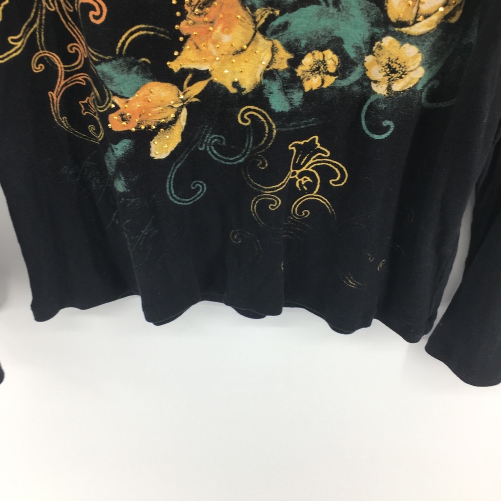 Susan Lawrence Shirt Sequence Roses - Picture 6 of 10